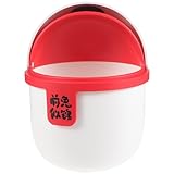 jojofuny Kleiner Mülleimer Fürs Büro aus PP Kleiner Tischabfallbehälter mit Deckel Geruchsdichter Schreibtisch Mülleimer für Wohnzimmer und Badezimmer