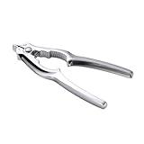 SOLUSTRE Multifunktionales Meeresfrüchte aus Zinklegierung Schalentierentferner für Muscheln Austern und Garnelen Robuster