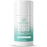 Amiredita CBD Muskel Balsam - Extra Stark 1000mg Cannabis Salbe - Wärmende, entspannende Hanf Creme mit Eukalyptus, Minze, Arnika, Ingwer - Für Muskel und Gelenke - Alternative zu Gel - 75 ml