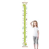 Messlatte für Kinder, abnehmbare Messlatte für Kinder, Wachstumsmarker mit Umhängeband, wiederverwendbar, für Kleinkindzimmer, Spielzimmer, Kindergarten