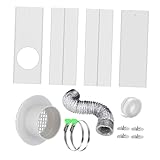 HAOJIazx Fensterdichtungsplatten-Kits, vertikale Fenstereinheit for Klimaanlagen, 6 Zoll 12 Stück304(Size:4inch 12pcs)