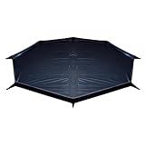 Campingzeltmatratze, wasserdichte Campingplane, Zeltboden, tragbare Picknickmatte, leichte Bodenplane, achteckig, Camping-Topper