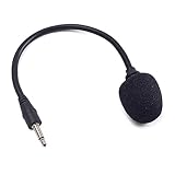 Hoement Mikrofon für Musikinstrumente Mini-Mikrofon Aufnahme mikrofon Mini mic kabelgebundene Lautsprecher Mini-Megafon-Lautsprecher tragbares Mikrofon 3,5-mm-Mikrofon Kondensatormikrofon