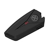 XGP X1 Motorrad Bluetooth Headset V5.3 mit Sprachassistent, 40mm Helm kopfhörer mit IP67 wasserdicht, motorradhelm Bluetooth 60 Stunden Spielzeit (1 Person gebrauchen)