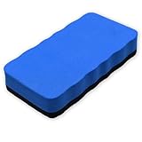 1 Stück whiteboard schwamm,Magnetischer Wischer,Whiteboard Schwamm Magnetisch Whiteboard Eraser,Tafelwischer mit Dickem Filzpad,für Memoboard Magnettafel Schreibtafel(Blau)