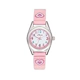 s.Oliver Armbanduhr Mädchen Kinder Quarzuhr Analog, mit Nylon Armband, Silber, 3 bar Wasserdicht, Kommt in Uhren Geschenk Box, 2036765