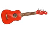 Fender Venice Sopran Ukulele - Fiesta Red Limited Edition