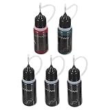 LIFKOME Temporäre Tattoos Pflanzenbasierte Tattoos Farbe Schwarz Rot Grün für Haut Bodypainting Partys DIY Woche Haltbarkeit