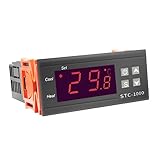 Toyvian 1Stück Digitaler Temperaturregler Thermostat für Aquarium Teilig Präzise Temperaturkontrolle Langlebig für Gewächshäuser Kühlräume und Aquarien