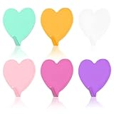 Dimeho 6 Stück Haken Selbstklebend Wandhaken Dekorative Klebehaken zum Aufhängen Edelstahl Kleiderbügel Bunt Klebe Haken Ohne Bohren für Badezimmer Handtücher Haus Schlüssel Küche Büro Klassenzimmer