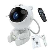 Sghtil Galaxie Projektor Astronaut | Drehbare Fernbedienung Sternenprojektor Lampe,Mehrfachmodi Sternenhimmel Deckenleuchte Schlafzimmer Deko Freunde Erwachsene