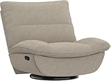 FLEXISPOT Relaxsessel, XC6, Manueller Sessel, Schlafsessel, Drehsessel mit Rocking, Liegesessel im Wohnzimmer, Fernsehsessel mit verstellbare Rückenlehne, Ruhesessel (Beige)