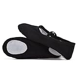 FGUUTYM Gymnastikschuhe Rutschfeste Weichen Sohlen Ballettschuhe Ballerinas Mädchen Geteilter Sohle Gymnastikschuhe für Kleinkind Gymnastik Yoga Schuhe Rutschfest Kleinkindschuhe Kinder Tanzschuhe