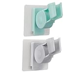 DONFAMDS Traceless Verstellbarer Duschkopfhalter aus Robustem Abs Wandmontiertes Sprinkler Brausehalter Bohren Graues Sprinklerregal für Barrierefreie Badezimmerinstallation