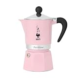 Bialetti Kaffeemaschine, Pinke Farbe, 6 Tassen