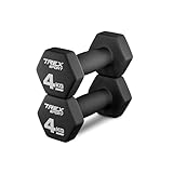 TREX SPORT Neopren Hanteln Set | Kurzhanteln 2er Set 4kg-20kg | Hanteln Frauen & Männer Set (2 x 4 kg)