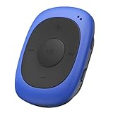AGPTEK MP3 Player mit Clip, Tragbarer Musikplayer mit Integrierten Kopfhörern & Silikonhülle, 8GB miniplayer,Leichtes Sport-Design zum Laufen und Radfahren (Ohne Kopfhörer), Blau