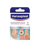 Hansaplast Hühneraugen Pflaster (1 x 8 Stück), Pflaster mit Salicylsäure zur Entfernung von Hühneraugen, schmerzlindernde Fußpflaster mit sicherem Halt