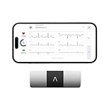 AliveCor KardiaMobile 6L - Smartphone-kompatibler 6-Messungen-EKG-Monitor - erkennt Vorhofflimmern in nur 30 Sekunden - egal wann und wo