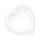 Holibanna Herzkasten Kreative Schmuck Organisationsbox für Hochzeit Valentinstag Weihnachten zur Aufbewahrung und Präsentation von Ringen Ohrringen und Ketten