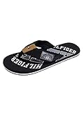 Tommy Hilfiger Herren Flip Flops Essential TH Beach Sandal Badeschuhe, Schwarz (Black), 44 EU