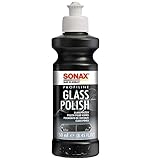 SONAX PROFILINE GlassPolish (250 ml) Glaspolitur zum Entfernen von leichten Verkratzungen, Vermattungen und Verätzungen aus Echtglas / Art-Nr. 02731410