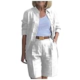 Shirt and Shorts Women's Two-Piece Summer Muslin Blouse Summer Outfits Clothing Oberteil Damen Festival musselin Set Damen Festival Oberteile Damen Homewear Damen Sweatshirt Damen Sommer