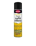 Caramba Power Graffiti Entferner, Beseitigt Sprühfarbe, Filzstift und Lack, Abbeizer für Beton, Glas, Metall und Kunststoff, Materialschonend, 400 ml