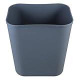 iplusmile Kleiner Rechteckiger Mülleimer ohne Deckel Kompakter Abfallbehälter für Küche Bad Büro und Hotelzimmer Platzsparend für Spüle Grauer Abfalleimer für Vielfältige Nutzung