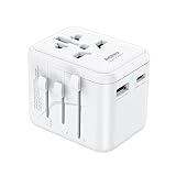 Universeller Reiseadapter Mit 2 USB Anschlüssen Und ACS Buchse Weltweite Steckdose Wandladegerät Konverter Für US EU UK AU Internationale Reisestecker