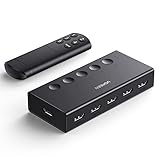 UGREEN HDMI Switch 5 in 1out HDMI Splitter 4K@60Hz Unterstützung 3D/CEC/HDR/HDCP 2.2 Kompatibel mit PS5/4, Xbox, Apple TV, Skybox, Blu-Ray, HDTV, Monitor, etc.