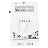 BESPORTBLE Klingelverstärker für Lauter Telefonklingelverstärker für Heimgebrauch Anpassbare Lautstärke Design für Laute Umgebungen