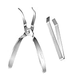 Fischgrätenzange/Pinzette 304 Lebensmittelqualität Edelstahl Fisch Entgräten Werkzeug Kit für alle Arten von Fischen