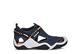 Geox JR Wader A Sport Sandal, Navy/ORANGEFLUO, 30 EU