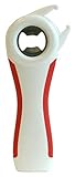 culinario Multi-Öffner 5in1 - Universalöffner, Dosen- Flaschen-, Schraubdeckelöffner, weiß/rot