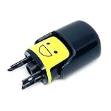 HSKRKOW 1 Stück Nasenhaar-Ersatz-Köpfe,Ersatzklinge Nasenhaartrimmer Aufsätze Für O- Blade Ersatzklinge Qp2724 Qp2834 Qp2520/30 Qp2620/30,Wasserdichte Dual Klingen(Smiley-Gesicht，B)