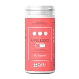 Apfelessig Kapseln mit Chrom | 180 Kapseln | Abnehmen, Heißhunger, Insulinresistenz, Blutzuckerspiegel | vegan & made in Germany