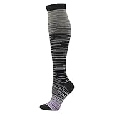 YANFJHV Fünfteilige Sport-Nylonsocken mit allmählicher Kompression und schweißfestem, schnell trocknendem Material Flauschige Socken Kinder (Grey, L)