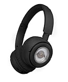 XuanGui On-Ear Kopfhörer Kabellos Bluetooth mit leichtem faltbarem Design, 20H Spielzeit & Bluetooth 5.3, Eingebautes HD Mikrofon, LED-Leuchten, Micro SD/TF Slot für Büro Reisen, Schwarz Q9