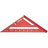 Dreieckiges Geodreieck - Metrischer Maßstab für Ingenieure und Techniker - Metall Präzisionsmesswerkzeug für Anwendungen in Holzbearbeitung, Bauwesen, Technischem Zeichnen, Architektur und Ingenieurwe