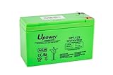 U-Power - Hermetische AGM-Blei-Säure-Batterie 7Ah 12V - Akkus Faston F1 4.8mm