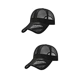 Healeved 2 Stück Sonnenschutz Sporthut Sommer Sonnenhut Sonnenschutzhut Mesh Baseballkappe Erwachsene Schirmmützen Outdoor Hut Outdoor Kappe Sommer Mesh Baseballhüte Männer Sommerhut