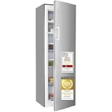 Exquisit Gefrierschrank, 204 Liter, NoFrost, 4-Sterne-Gefrieren, Schnellgefrieren, 39 dB, wechselbarer Türanschlag, elektronische Bedienung, GS5271-NF-H-040D