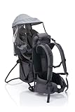 Fillikid Rückentrage Explorer Elite Exklusiv | Kindertrage für Wandern & Reise | Babytragerucksack mit Sonnenschutz & großen Staufächern | Kinderkraxe Baby-Carrier Tragesitz bis 20 kg