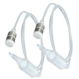 DECORNIJIA 2 Stück Siphonschläuche aus Stabilem Kunststoff für Wein und Biertransfer Vielseitiger Heimbrauen Schlauch Schnellfließend Geeignet für Flaschen mit Schmaler und Weiter Öffnung