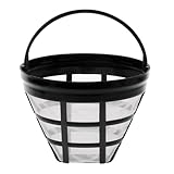 Dauer-Kaffeefilter, Für 8-12 Tassen Kaffee, Filtergröße 4, Mit Edelstahlgewebe, Kaffee Dauerfilter, Edelstahl Kaffee Filter Mesh Korb Waschbar Kaffeefilter Wiederverwendbar Dauerkaffeefilter