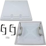 MPK Ersatzhaube Dachluke Dachfenster Dachhaube 40 x 40 cm Modell 42/420 Wohnwagen Wohnmobil Caravan Camper grau