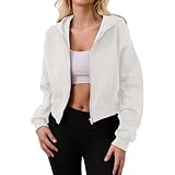 Uwdiohq Schwarzer Oversized Hoodie Kapuzenpullover XXXL Rotes Sweatshirt Damen Pullover Winter Sweatjacke Warm Gefüttert Hoody Mit Kapuze Blau Rueckenfrei Stitch Mädchen Sommer Schwarz Langarm Weiss