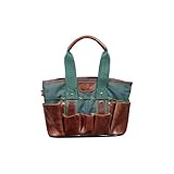 FELCO 482 Mini Gartentasche – Wasserabweisende Plane & Premium-Leder – Praktischer Transport für Schere, Werkzeuge & Zubehör