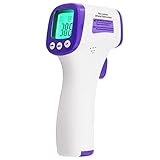Infrarot-Stirnthermometer für Erwachsene und Babys, hohe Genauigkeit, Körpertemperatur-Thermometer, digitales klinisches Handgerät, berührungslos, Temperaturmessung, medizinischer Monitor
